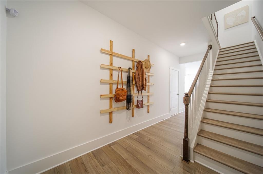 1654 Florence Run Northwest Atlanta, GA 30318 - Photo 21 of 41 a view of entryway with wooden floor