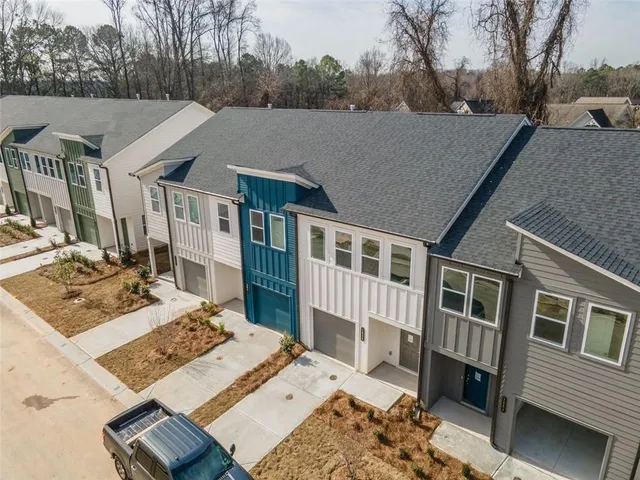a view of a house with roof deck