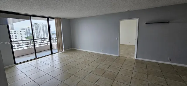 a view of a hallway with front door