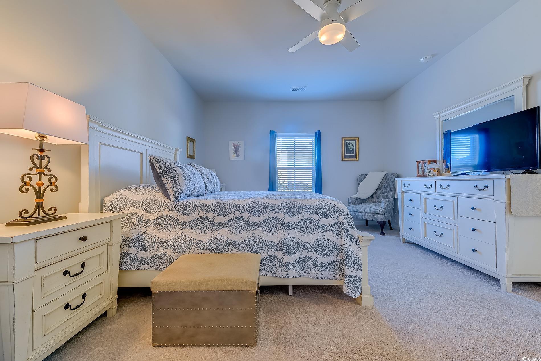 177 Fox Rae Drive Conway, SC 29526 - Photo 15 of 39 Bedroom featuring light carpet and a ceiling fan