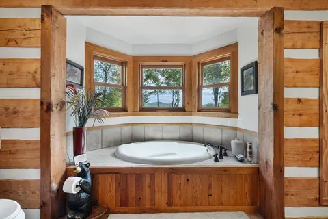 a room with furniture and windows