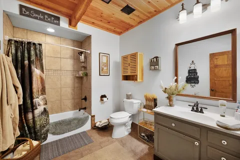 a pathway of a house with a yard