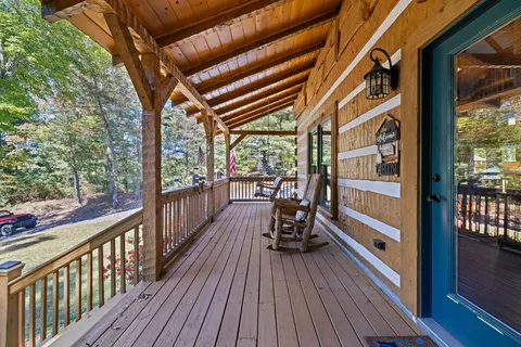 a view of a chairs and tables in patio
