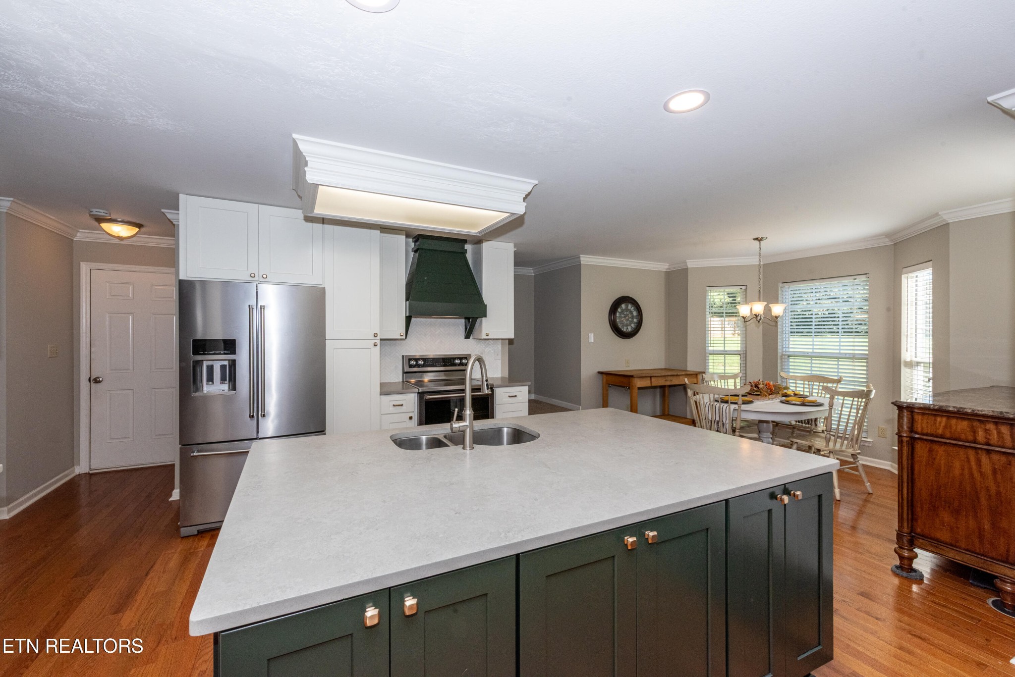 1600 Legacy Park Road Knoxville, TN 37922 - Photo 17 of 58 a kitchen with stainless steel appliances a sink stove and refrigerator