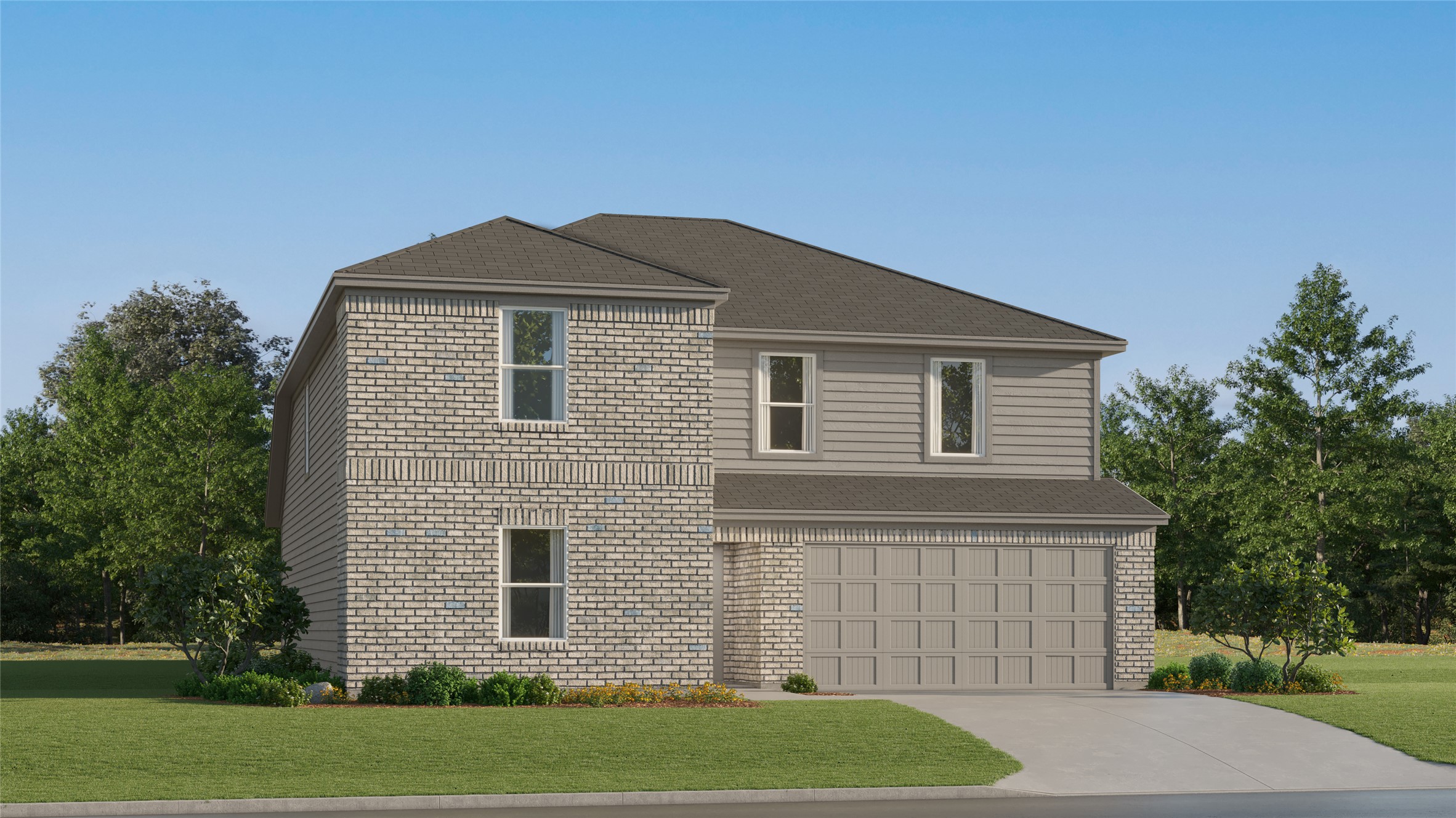 309 Stratus Lane Hutto, TX 78634 - Photo 2 of 37 a front view of a house with a yard