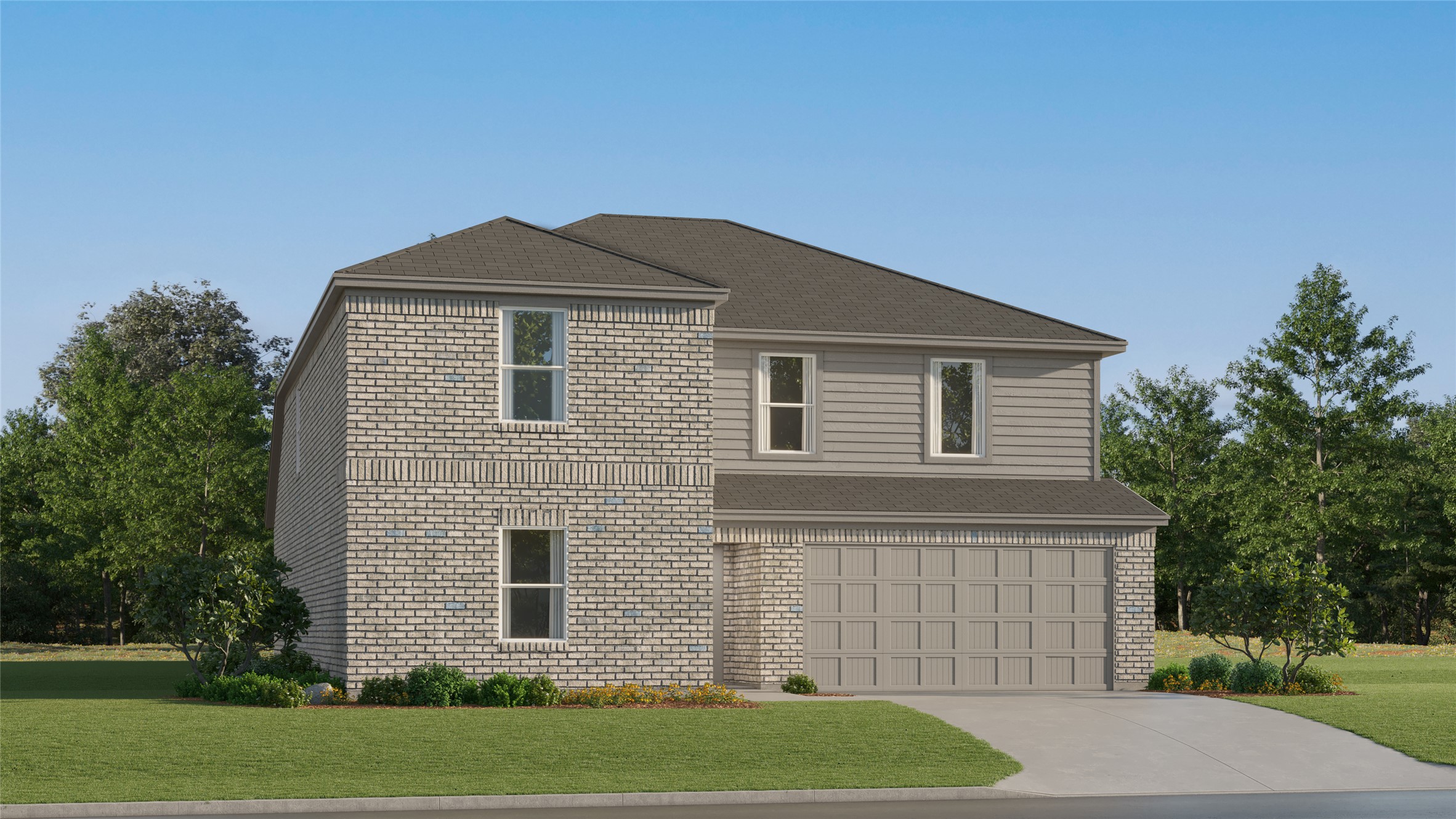 309 Stratus Lane Hutto, TX 78634 - Photo 3 of 37 a front view of a house with a yard