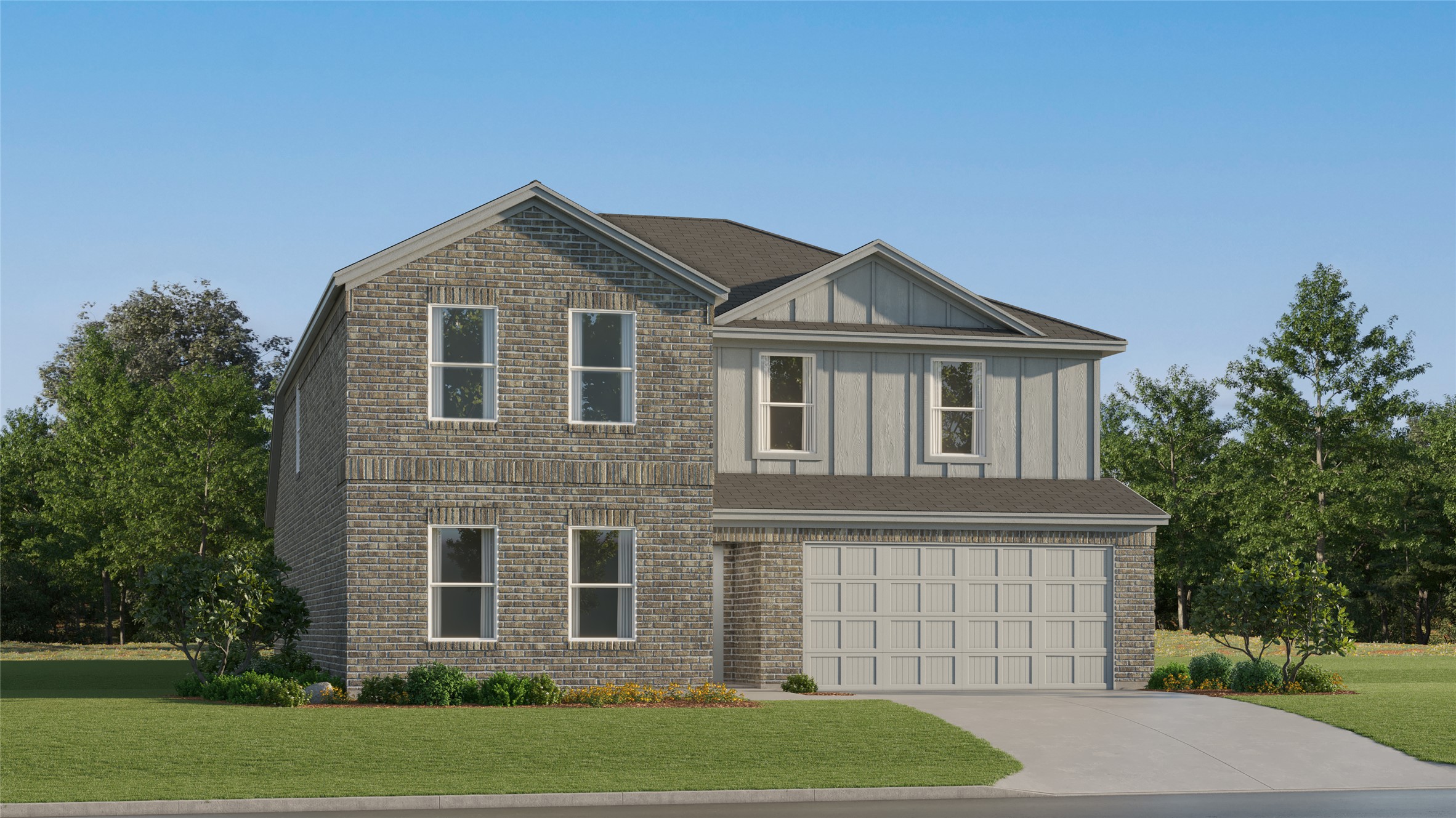 309 Stratus Lane Hutto, TX 78634 - Photo 5 of 37 a front view of a house with a yard