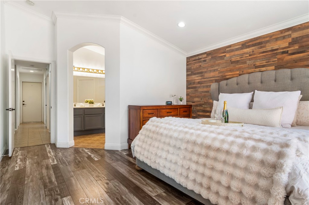 16366 West Sun Canyon Street Riverside, CA 92503 - Photo 10 of 21 a bedroom with a bed and a sink