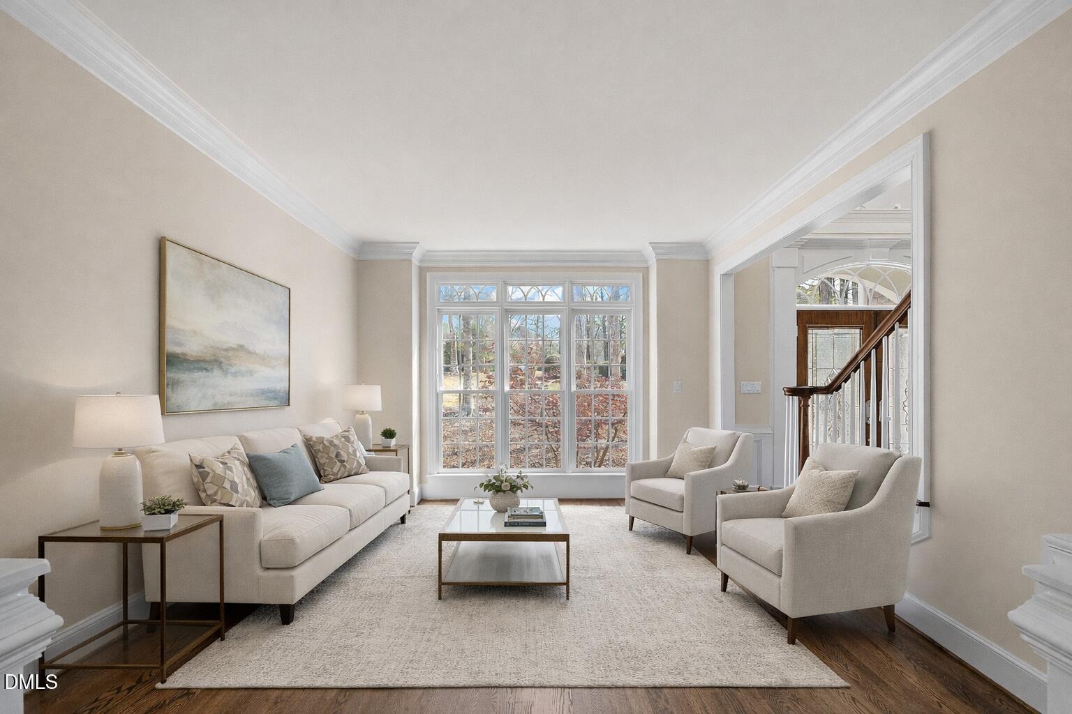 1525 Eglantyne Court Raleigh, NC 27613 - Photo 10 of 105 Calm and inviting living room scene