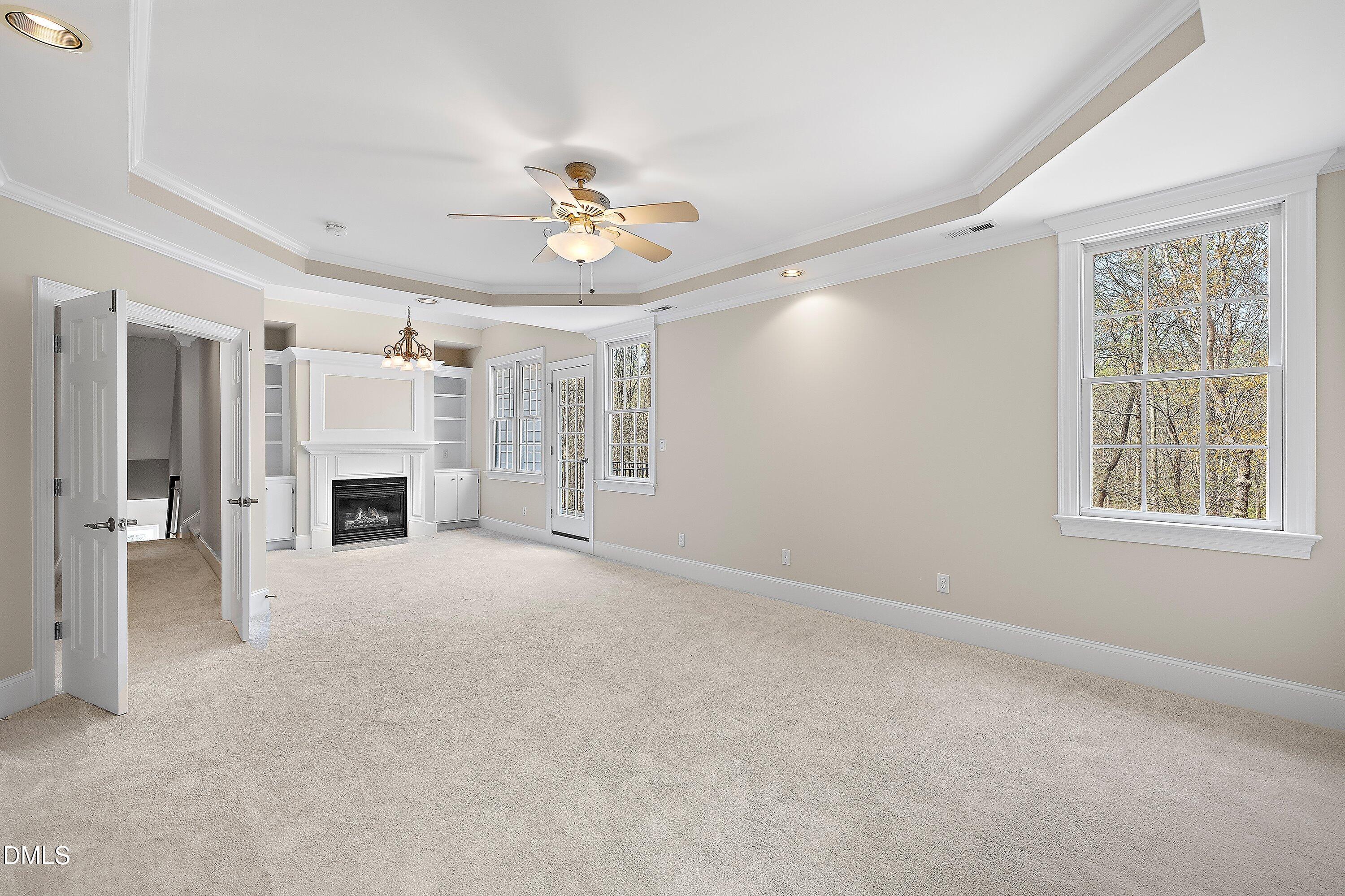 1525 Eglantyne Court Raleigh, NC 27613 - Photo 34 of 105 a view of an empty room with a fireplace