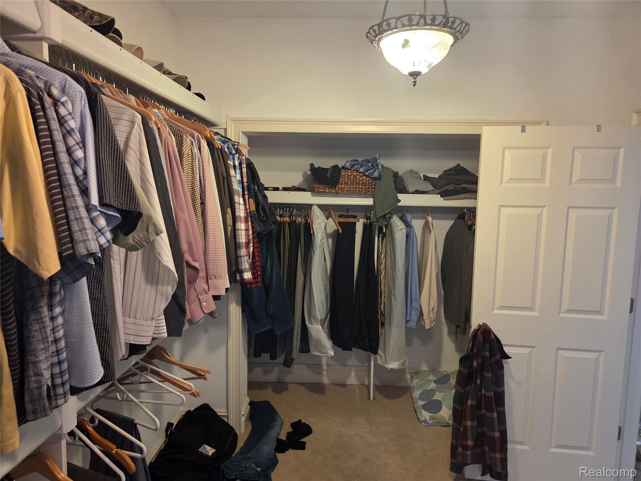 900 South Maxfield Road Brighton, MI 48114 - Photo 26 of 30 Walk in closet with light carpet