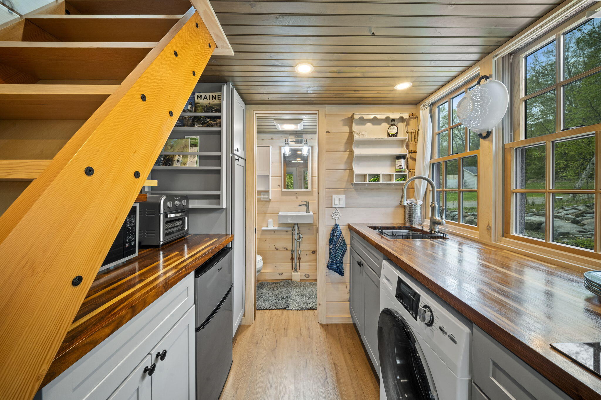 1773 Hudson Road Hudson, ME 04449 - Photo 16 of 61 Interior of Tiny Home - Kitchen