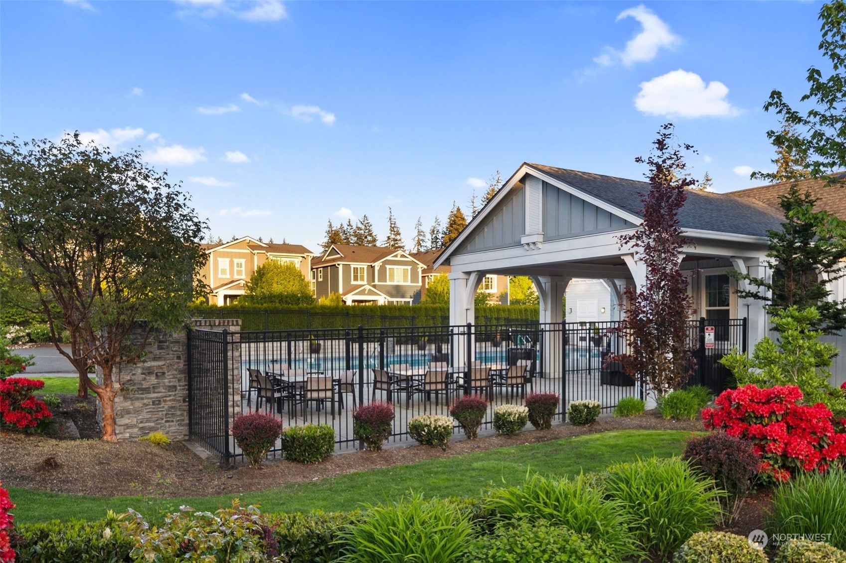 4429 186th Place Southeast Bothell, WA 98012 - Photo 34 of 37 a view of a house with a big yard and potted plants
