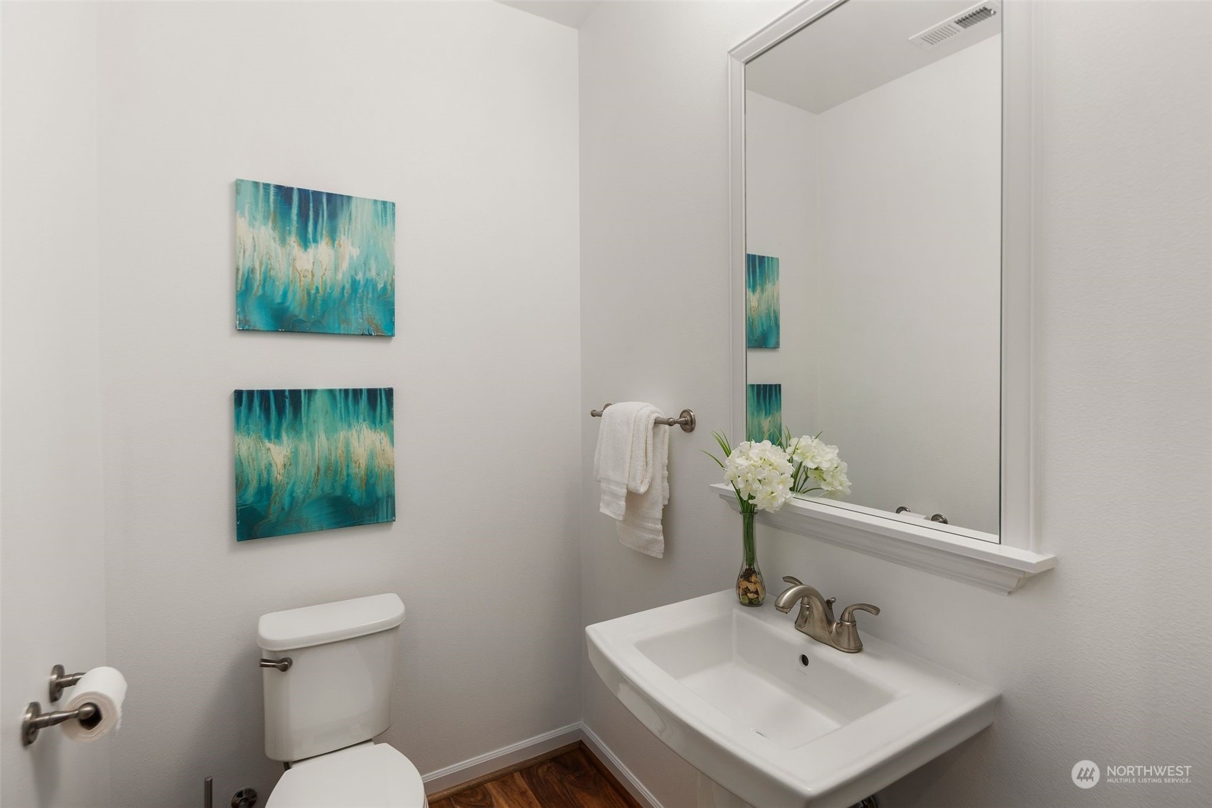 4429 186th Place Southeast Bothell, WA 98012 - Photo 5 of 37 a bathroom with a sink and a mirror