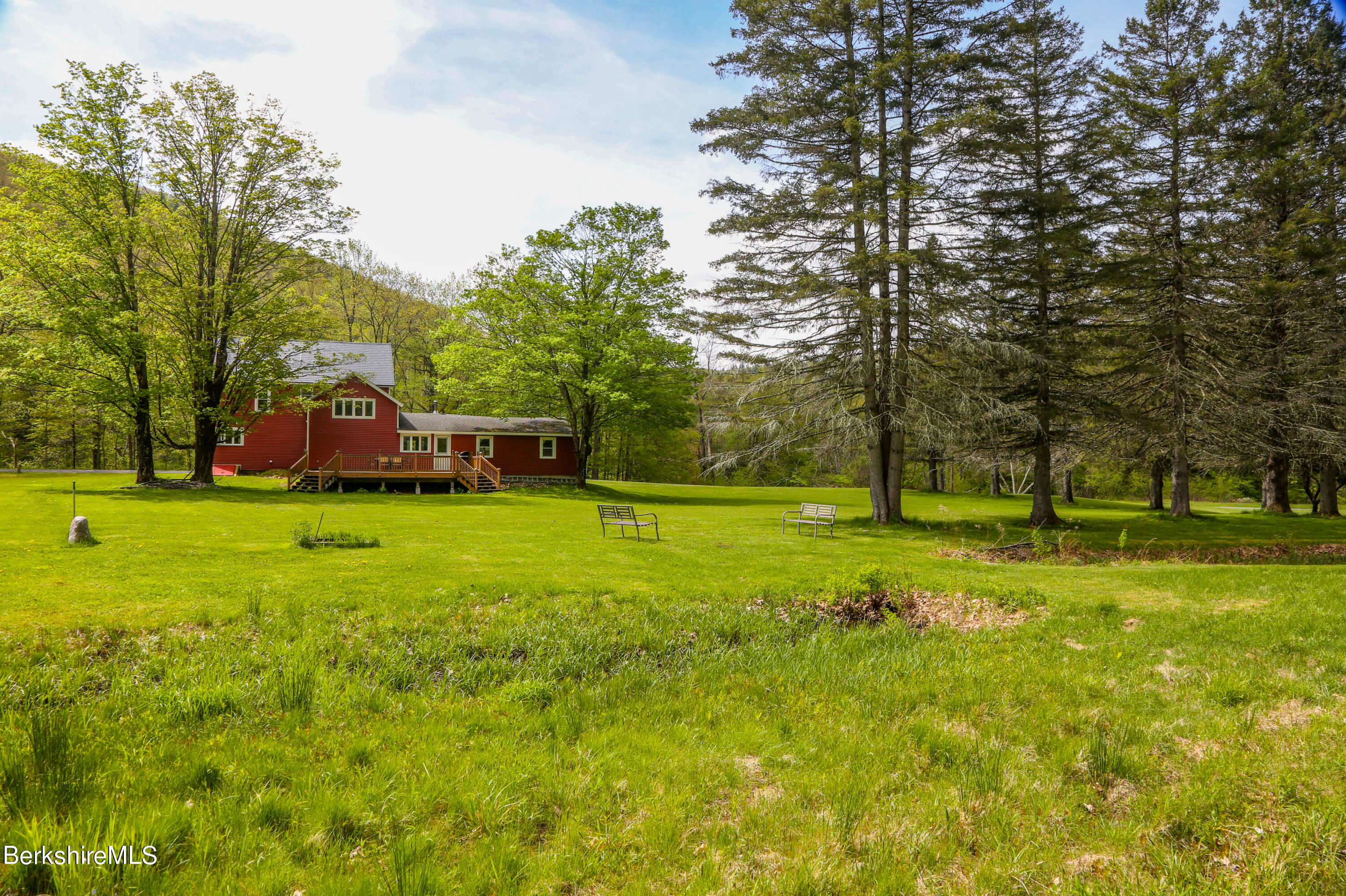 327 River Road Florida, MA 01247 - Photo 10 of 33 a view of a garden with trees