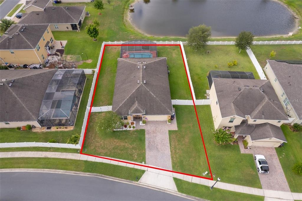 3406 Brant Street St. Cloud, FL 34772 - Photo 6 of 33 an aerial view of a swimming pool