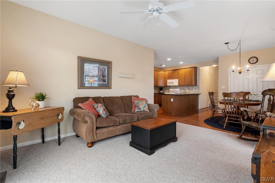 1882 Gregory Place Hellertown, PA 18055 - Photo 13 of 28 a living room with furniture and a view of kitchen