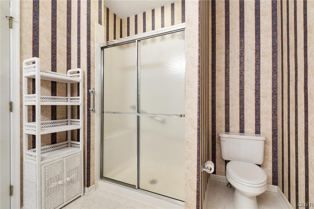 1882 Gregory Place Hellertown, PA 18055 - Photo 17 of 28 a bathroom with a toilet and a shower