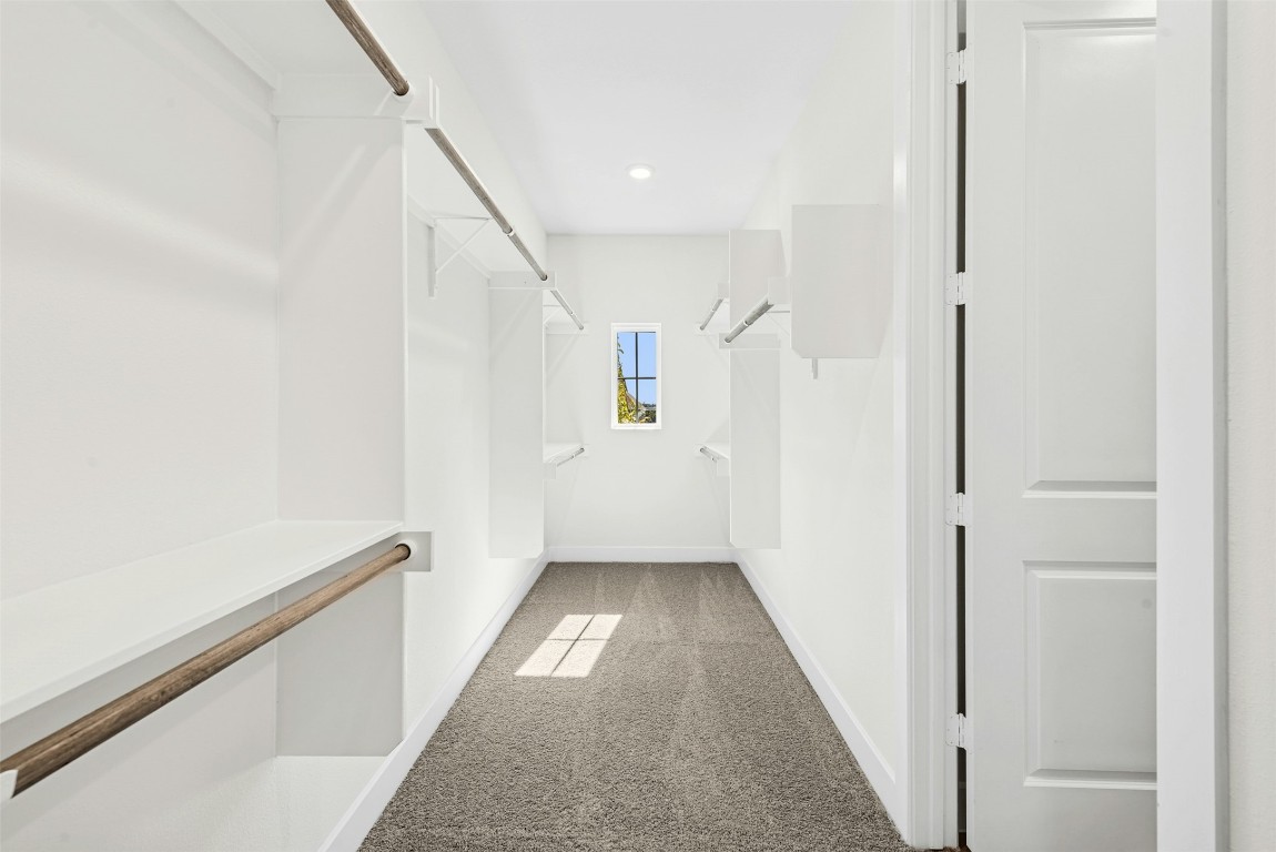 1520 Rodeo Ridge Drive Georgetown, TX 78628 - Photo 12 of 29 Spacious closet featuring carpet