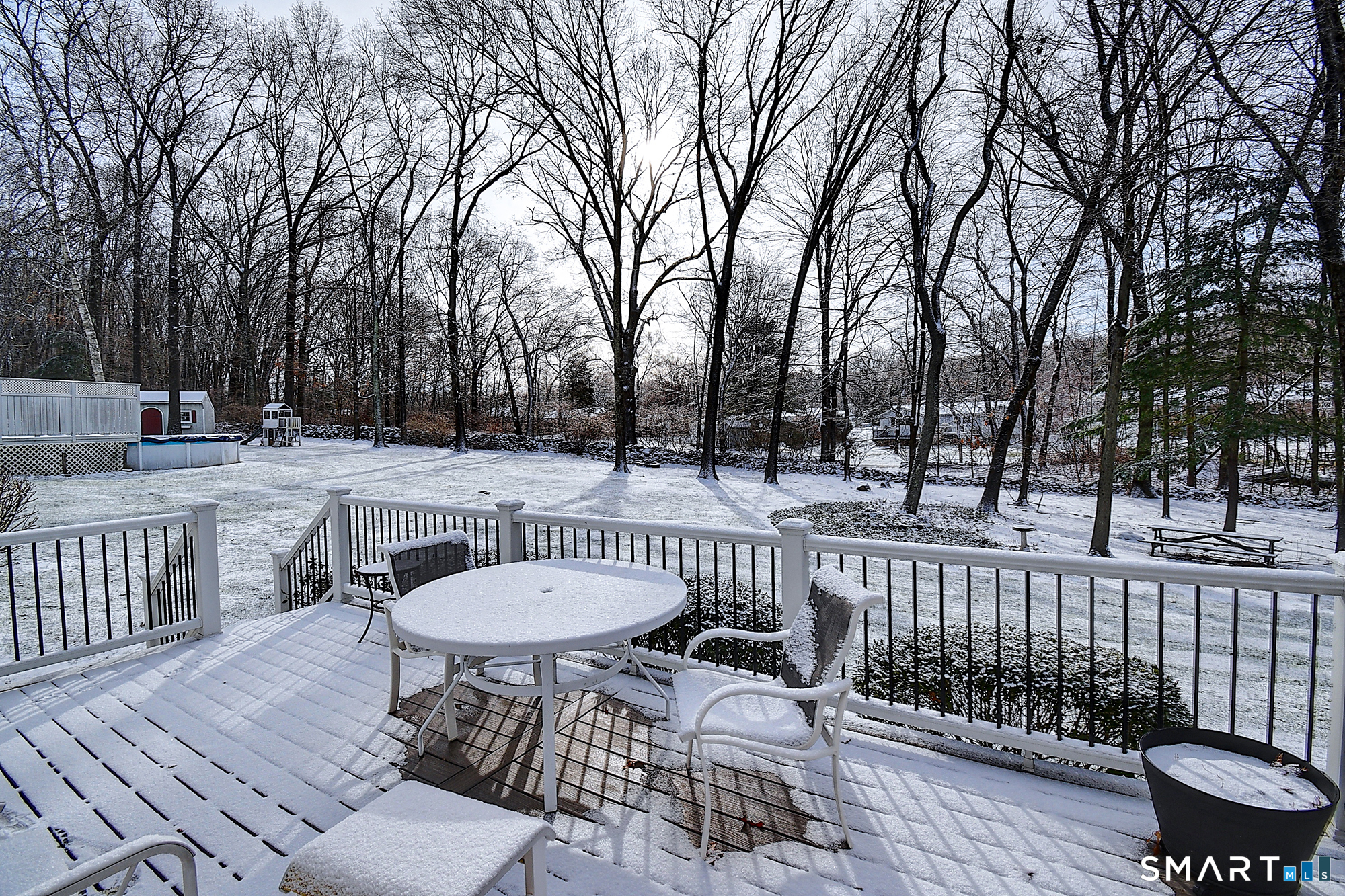 48 Devonshire Drive South Windsor, CT 06074 - Photo 8 of 35 a view of a chairs and table in backyard