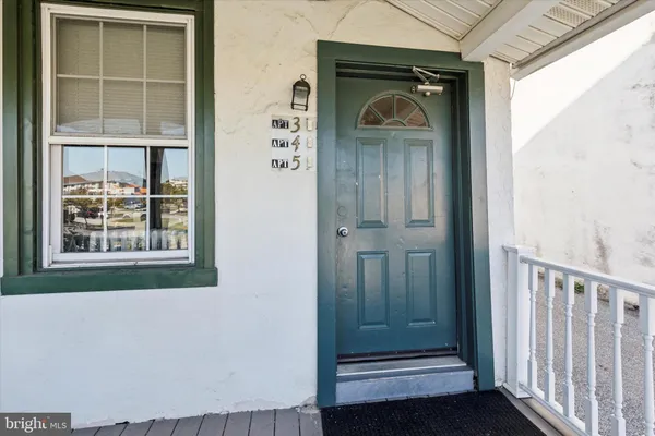 a view of front door of a house