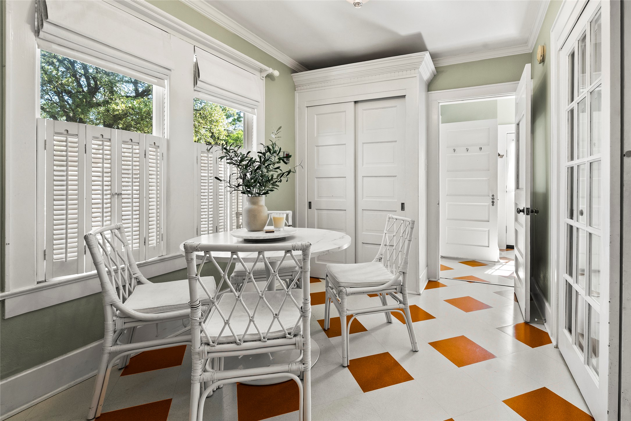 1809 Nickerson Street Austin, TX 78704 - Photo 13 of 31 a view of a dining room with a table and chairs