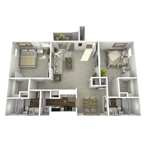 a view of kitchen with furniture and wooden floor