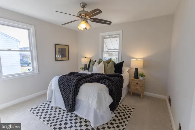 a very nice looking room with a large window