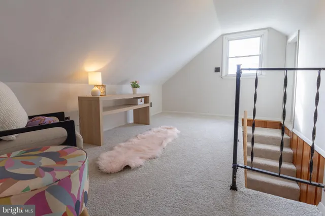 a view of a room with an empty space