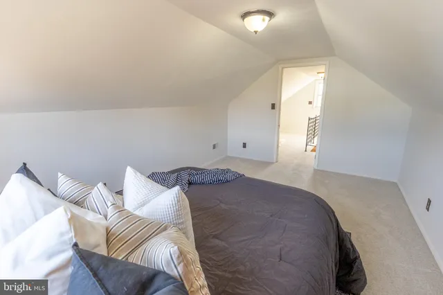 a view of backyard with green space