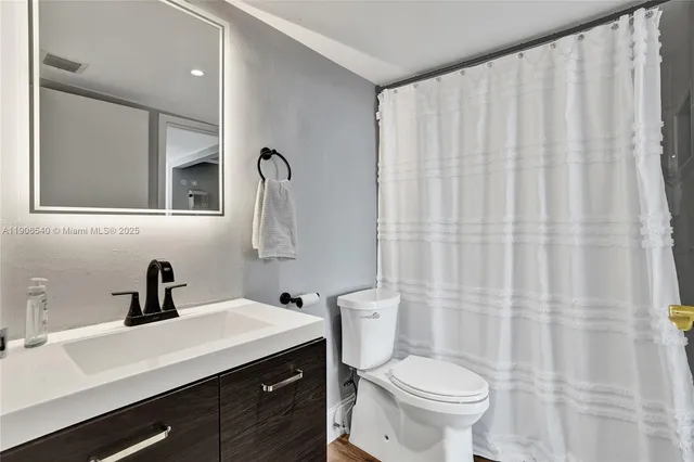 a view of a balcony with city view