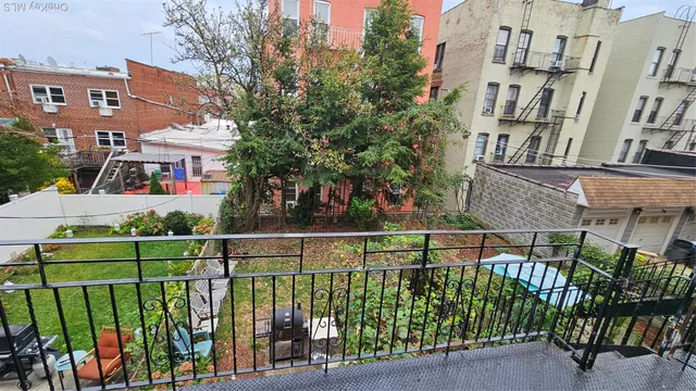 a view of a roof deck