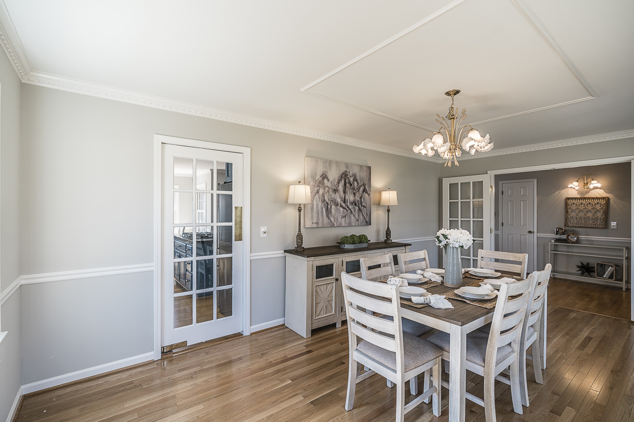 1626 Valley View Road Goodlettsville, TN 37072 - Photo 11 of 70 a view of a dining room with furniture and wooden floor