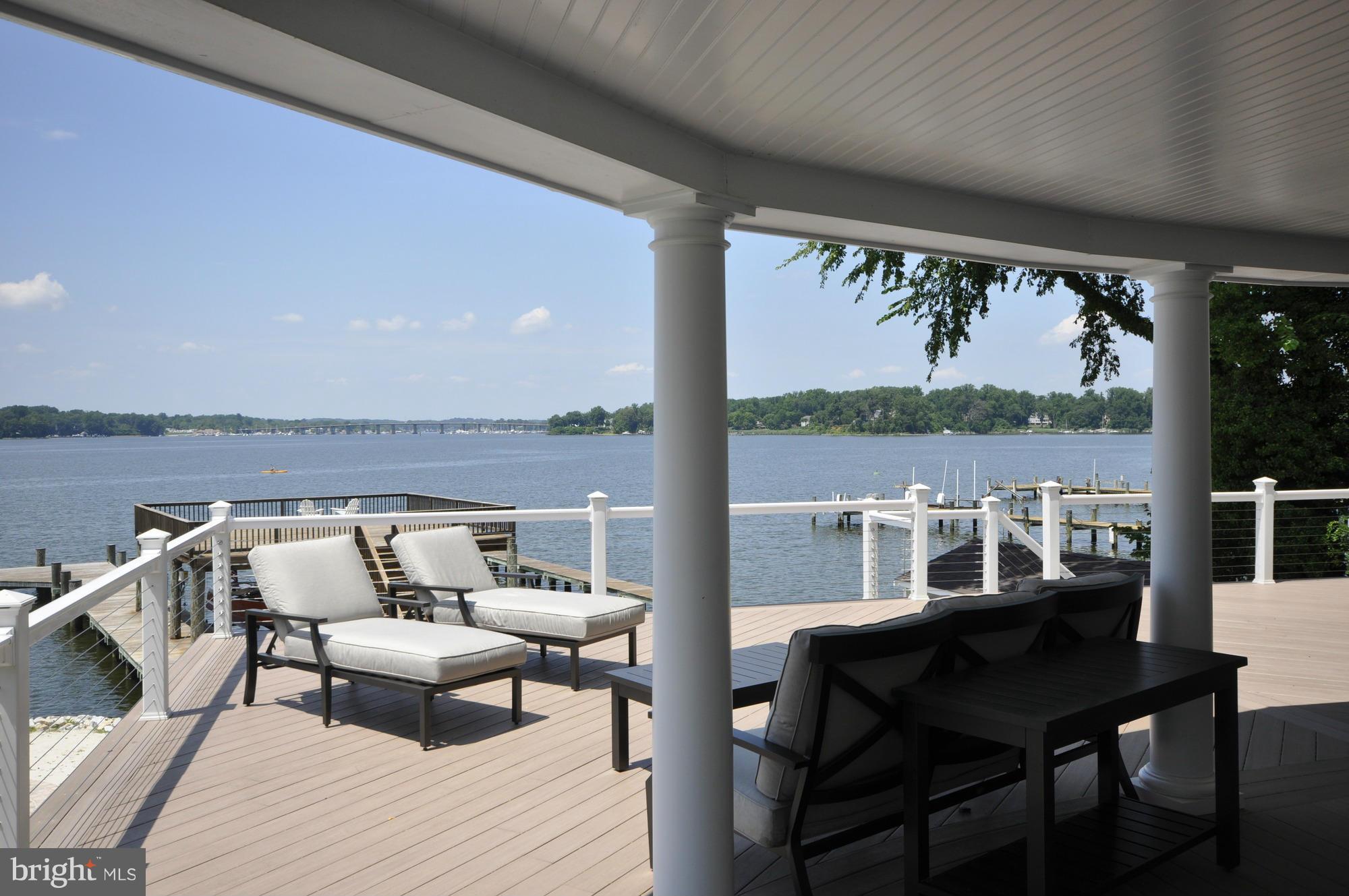 532 Sunset Road Annapolis, MD 21403 - Photo 21 of 30 a view of a balcony with an outdoor seating