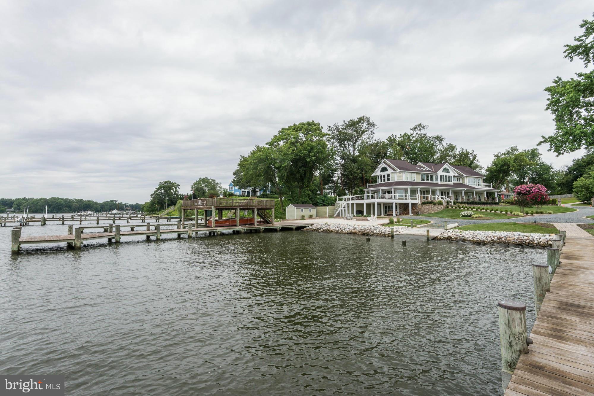 532 Sunset Road Annapolis, MD 21403 - Photo 26 of 30 a view of a lake with houses