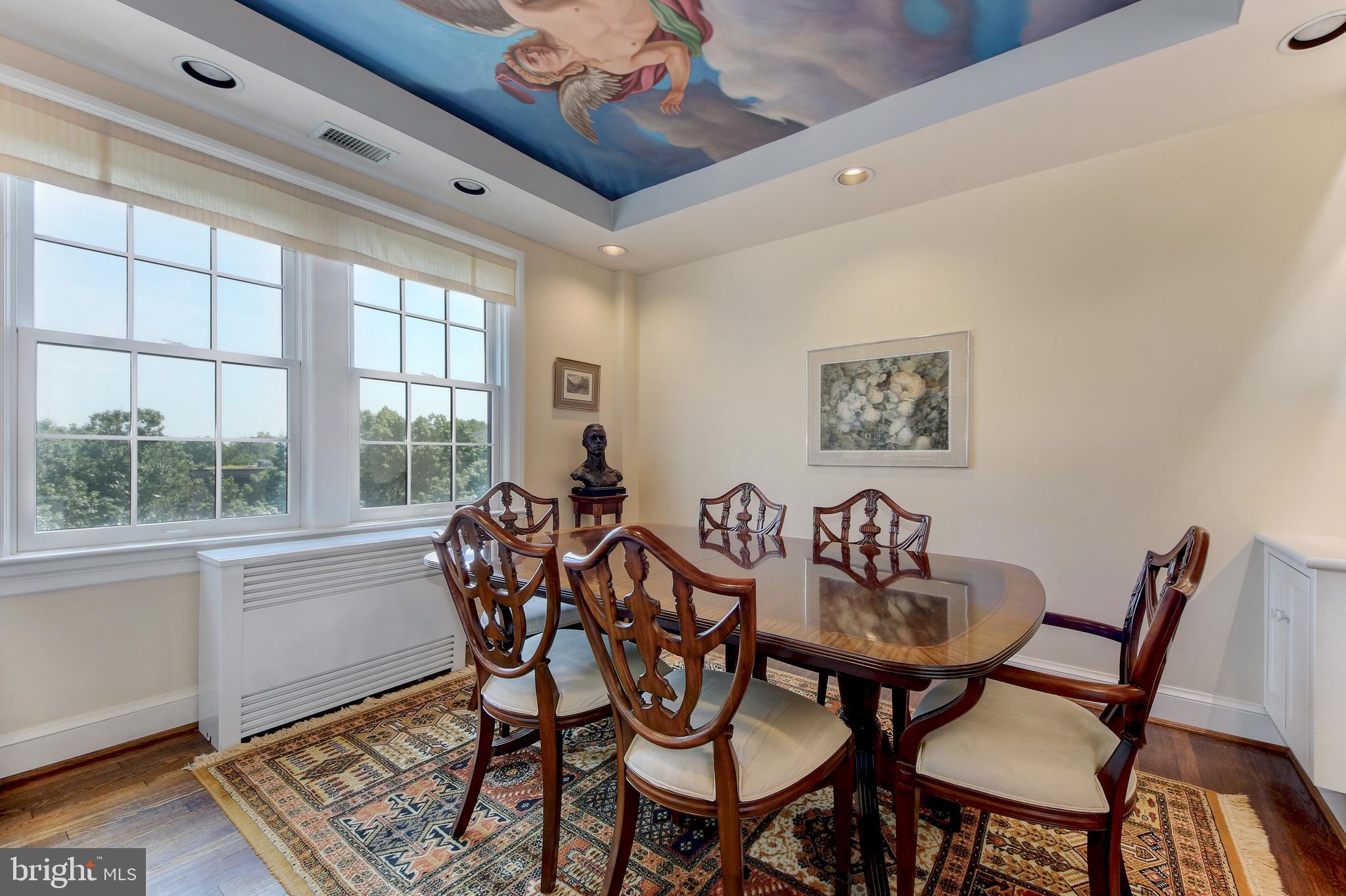 3000 Tilden Street Northwest, Unit 503I Washington, DC 20008 - Photo 10 of 60 Breathtaking hand painted angel ceiling mural