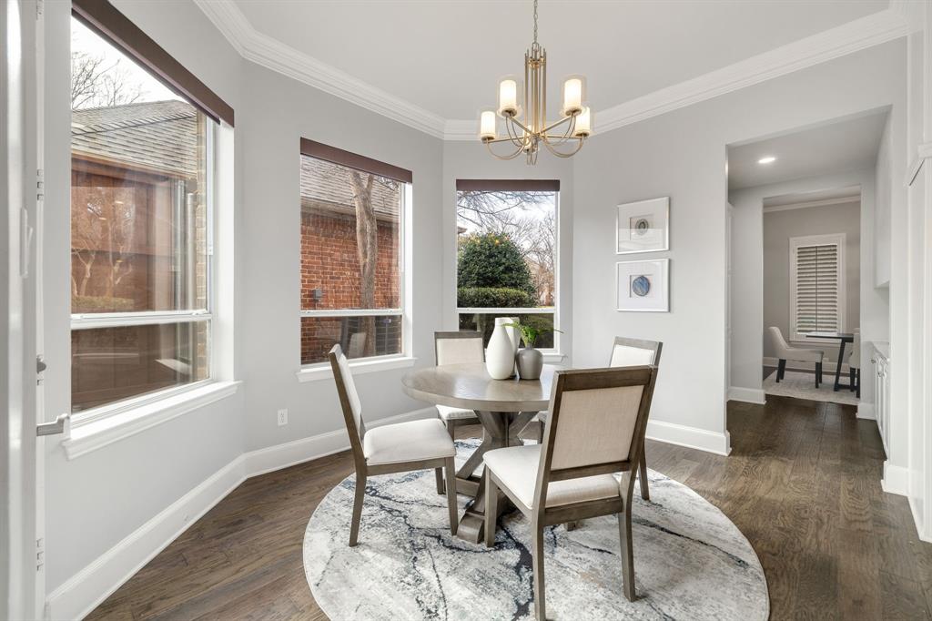 4512 Banyon Lane Dallas, TX 75287 - Photo 17 of 40 4512 Banyan Ln-Eat in kitchen with loots of natural light by Fang Underhill.