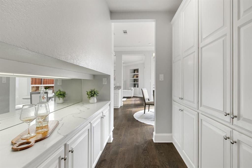 4512 Banyon Lane Dallas, TX 75287 - Photo 18 of 40 4512 Banyan Ln-Butler's pantry with more cabinet storage by Fang Underhill