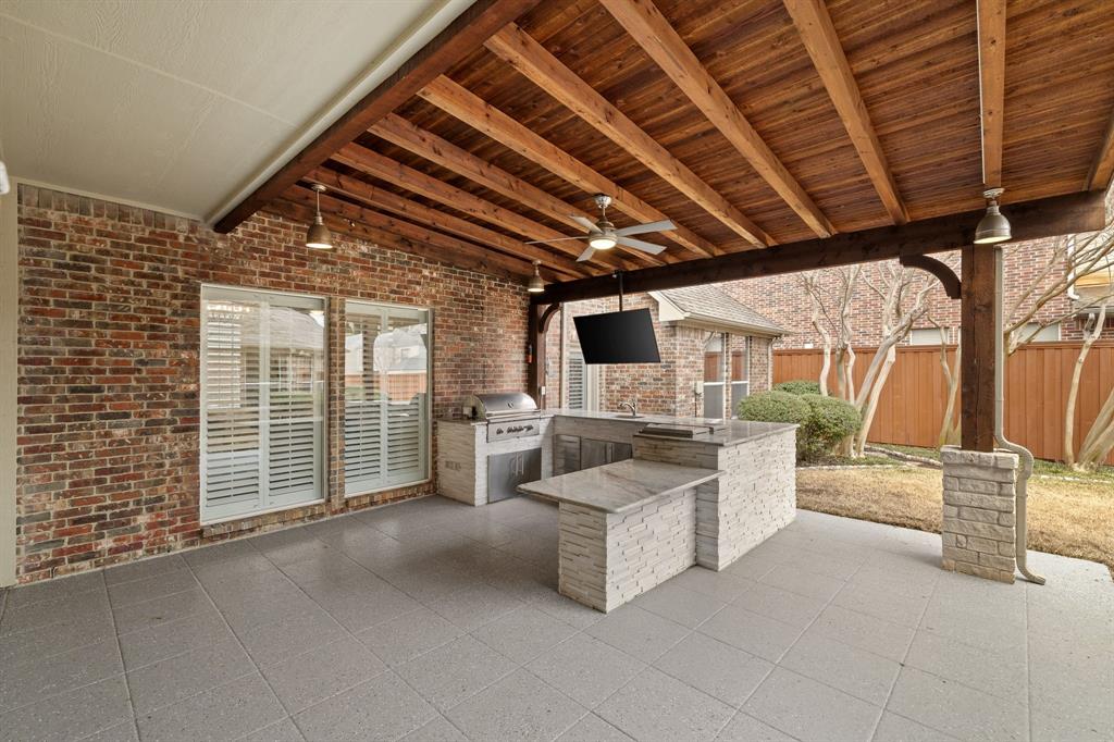 4512 Banyon Lane Dallas, TX 75287 - Photo 36 of 40 4512 Banyan Ln-Large covered patio by Fang Underhill
