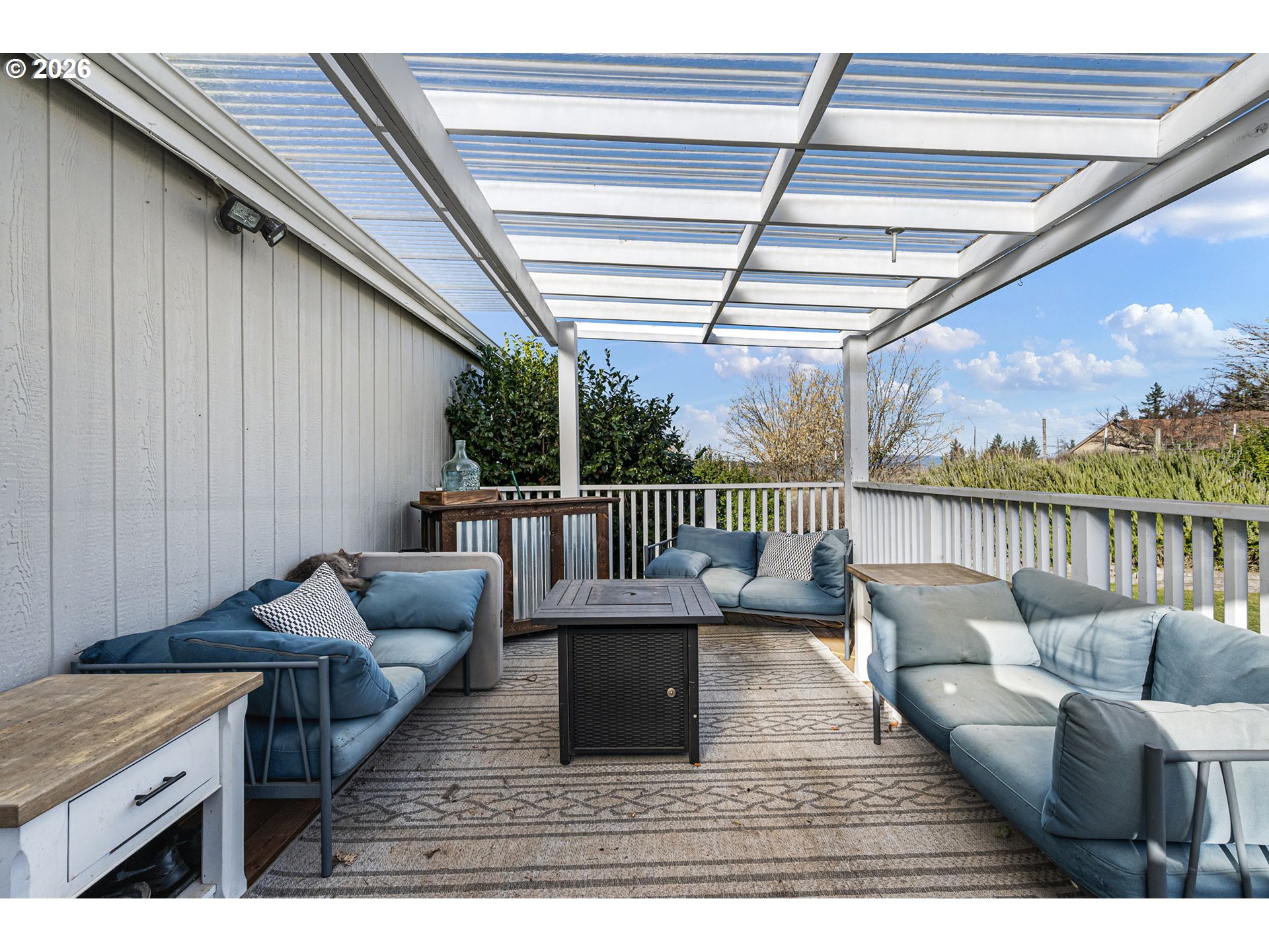 83149 Mickelson Road Creswell, OR 97426 - Photo 20 of 34 a view of a roof deck with couches