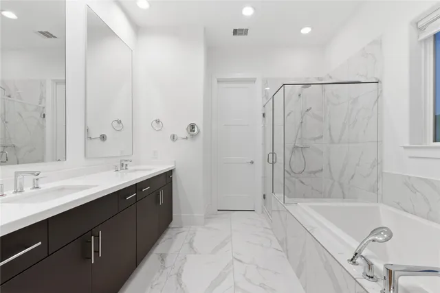 a close view of closet