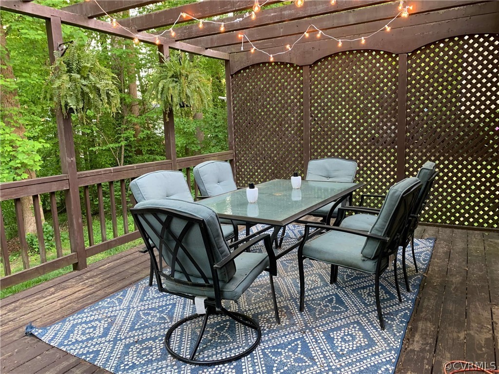 8371 Cardova Road Richmond, VA 23227 - Photo 2 of 25 Back deck off of dining area and kitchen