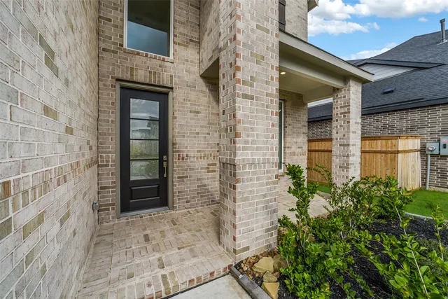 a view of front door of house with an entrance door
