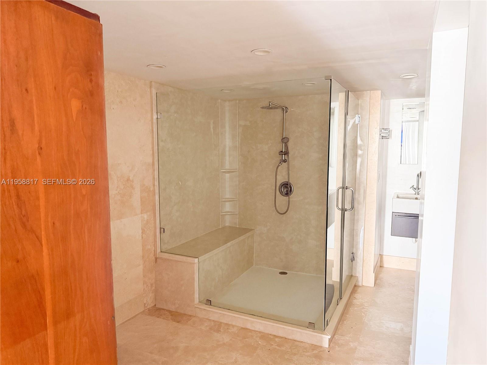 555 Northeast 15th Street, Unit PHF Miami, FL 33132 - Photo 10 of 17 a bathroom with a shower and a sink