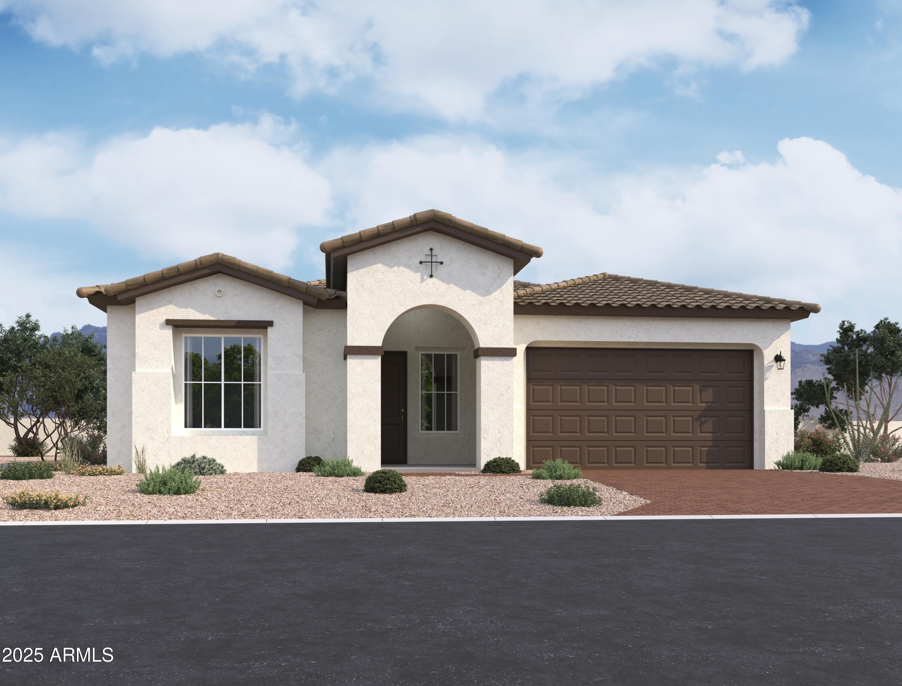 22757 East Saddle Way Queen Creek, AZ 85142 - Photo 1 of 34 front view of a house with a street