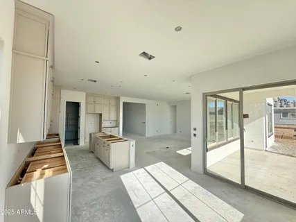 view of living room with furniture and large window
