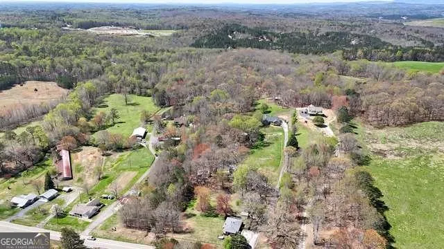 a view of a lot of trees and houses