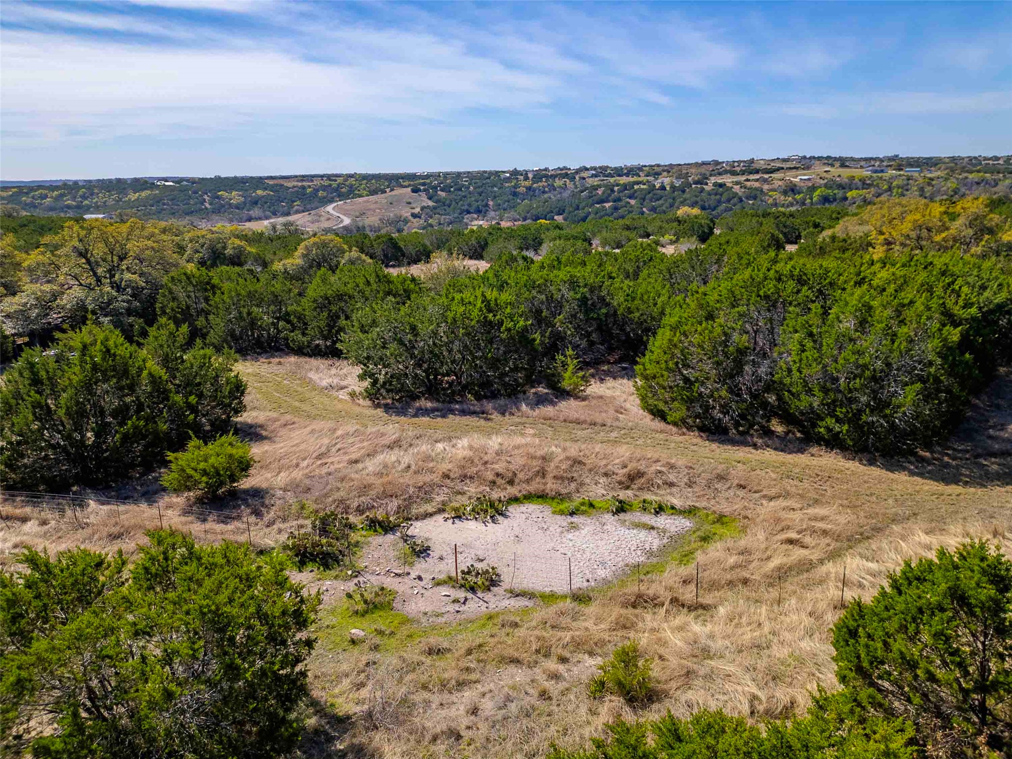 Tbd Saddle Ridge Drive Bertram, TX 78605 - Photo 10 of 40 a view of a pathway with a lake