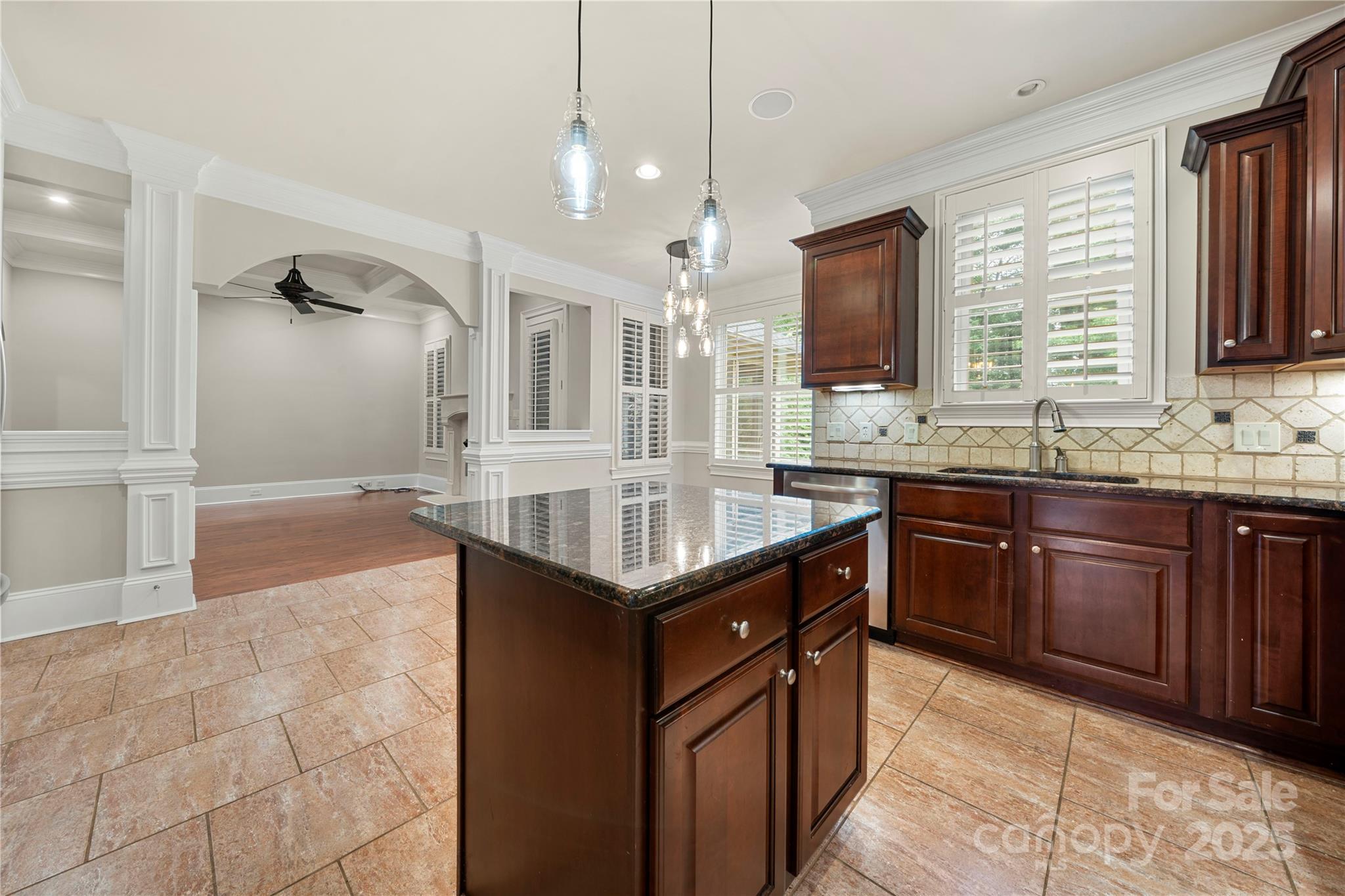 310 Ridge Reserve Drive Clover, SC 29710 - Photo 12 of 39 a bathroom with a granite countertop sink a mirror and a bathtub