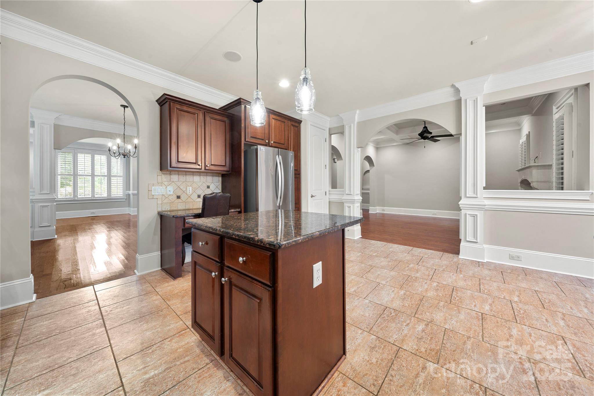 310 Ridge Reserve Drive Clover, SC 29710 - Photo 13 of 39 a kitchen with stainless steel appliances granite countertop a stove and a refrigerator